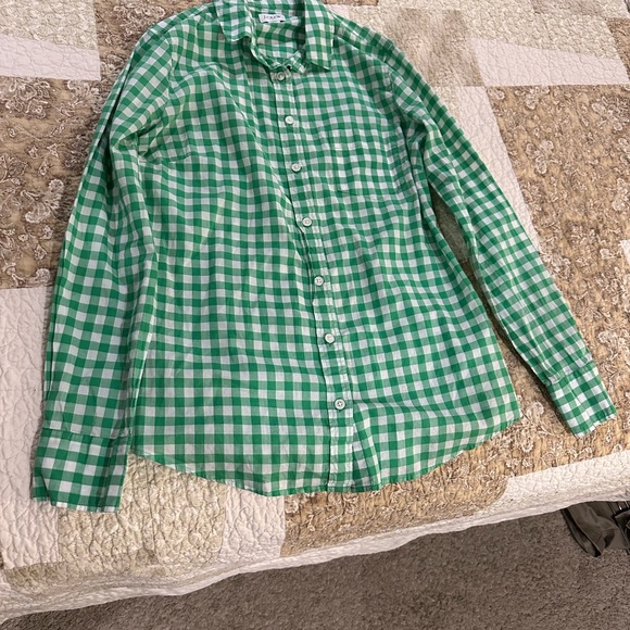 Gingham lightweight cotton shirt in signature fit - Picture 2 of 2